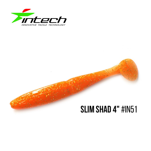 Приманка Intech Slim Shad 4 "(5 шт) (IN51)