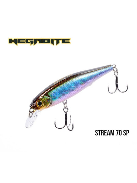 ".Воблер Megabite Stream 70 SP (70 мм, 6,4гр, 0,8m) (A_16)