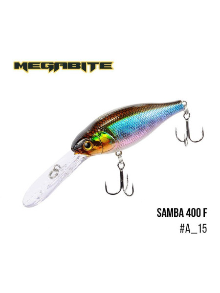 ".Воблер Megabite Samba 400 F (70 мм, 17,5гр, 4 m) (A_15)