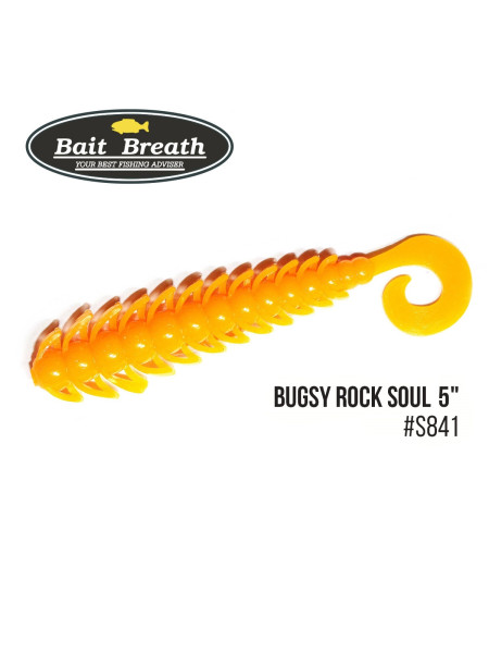 Приманка Bait Breath BUGSY 5" Rock Soul (8 шт.) (S841 Chartreuse)