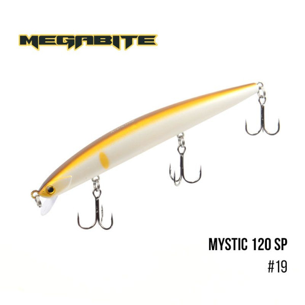 ".Воблер Megabite Mystic 120 SP (120 мм, 14,8 гр, 0,5 m) (19)