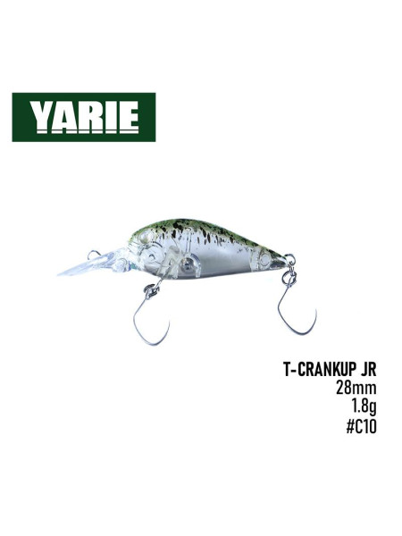 ".Воблер Yarie T-Crankup Jr. F №675 (28mm, 1.8g) (C10)