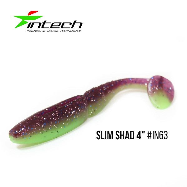 ".Приманка Intech Slim Shad 4 "(5 шт) (IN63)