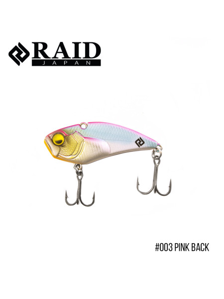Воблер Raid Level Vib Boost (38mm, 5g) (003 Pink Back)