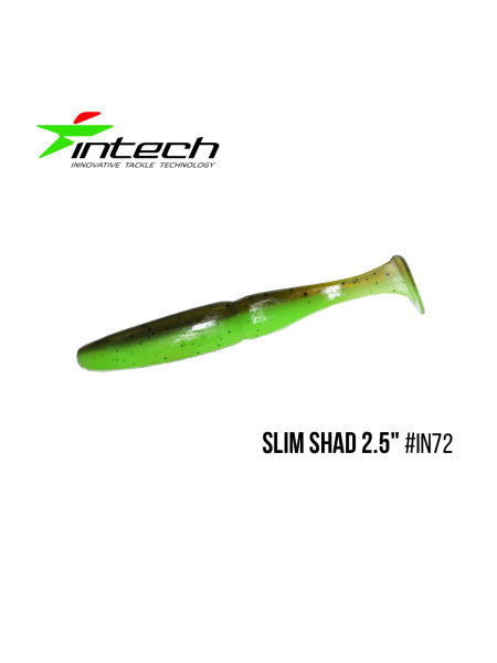 Приманка Intech Slim Shad 2,5"(12 шт) (IN72)