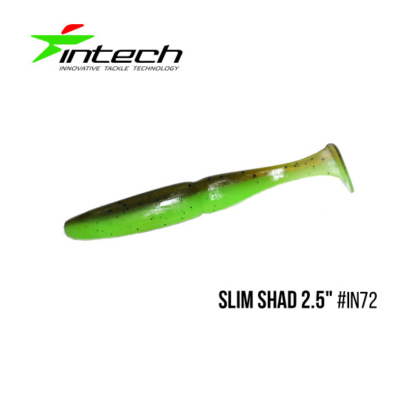 Приманка Intech Slim Shad 2,5"(12 шт) (IN72)