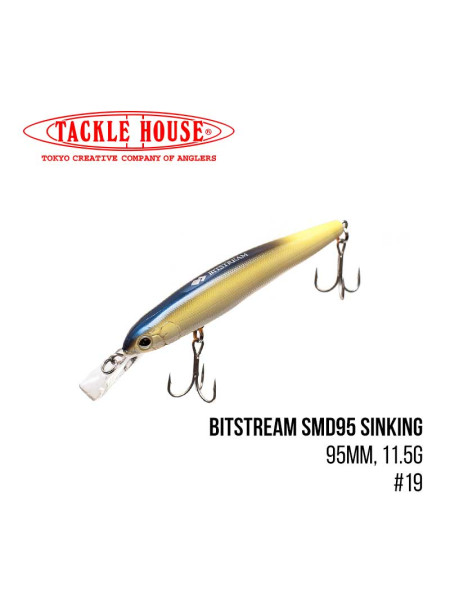 Воблер Tackle House Bitstream SMD95 Sinking (95mm, 11.5g,) (19)