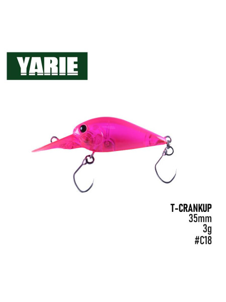 ".Воблер Yarie T-Crankup №675 35F (35mm, 3g) (C18)