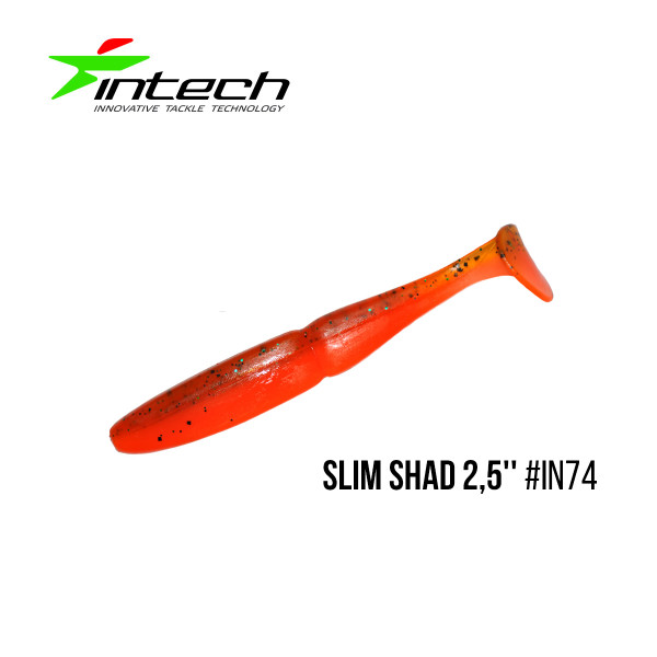 Приманка Intech Slim Shad 2,5"(12 шт) (IN74)