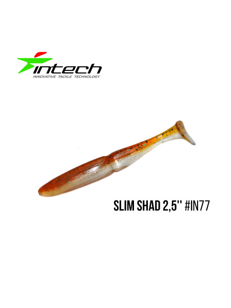 Приманка Intech Slim Shad 2,5"(12 шт) (IN77)