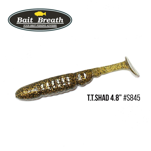 Приманка Bait Breath T.T.Shad 4,8" (5 шт) (S845 Gold melon)