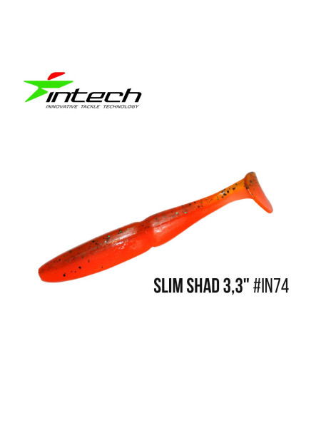 ".Приманка Intech Slim Shad 3,3"(7 шт) (IN74)