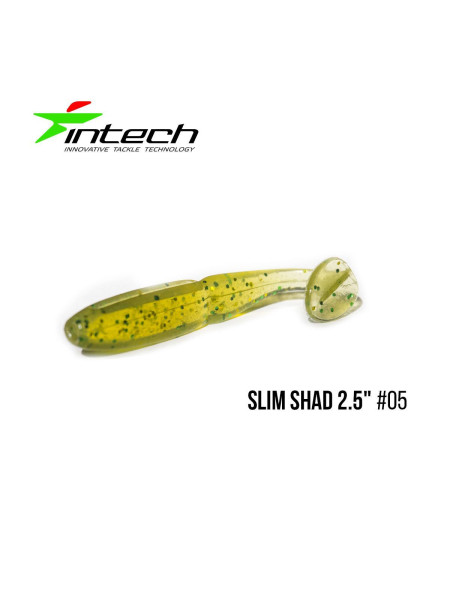 ".Приманка Intech Slim Shad 2,5"(12 шт) (#05)