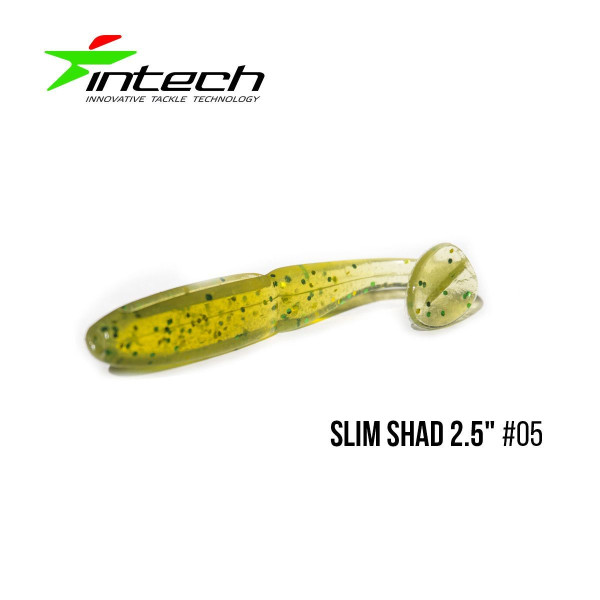 ".Приманка Intech Slim Shad 2,5"(12 шт) (#05)