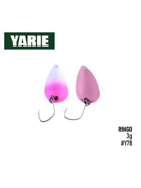 ".Блесна Yarie Ringo №704 30mm 3g (Y78)
