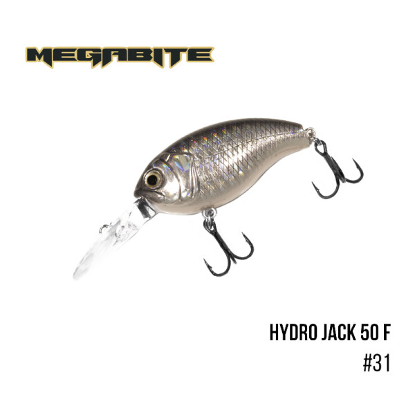 Воблер Megabite Hydro Jack 50 F (50 мм, 9,01гр, 3m) (31)