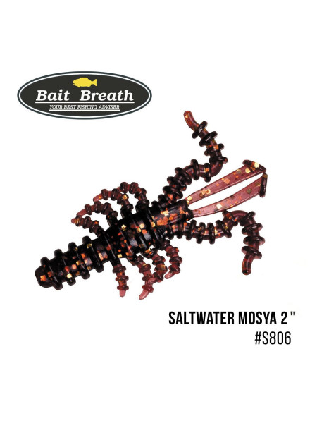 Приманка Bait Breath Saltwater Mosya 2" (10 шт.) (S806 ISHIGANI)