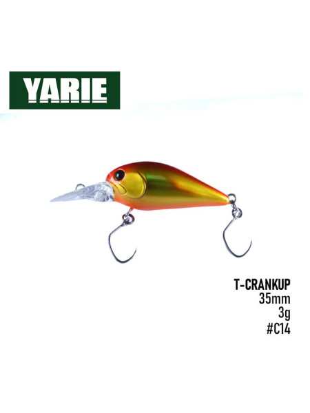 ".Воблер Yarie T-Crankup №675 35F (35mm, 3g) (C14)