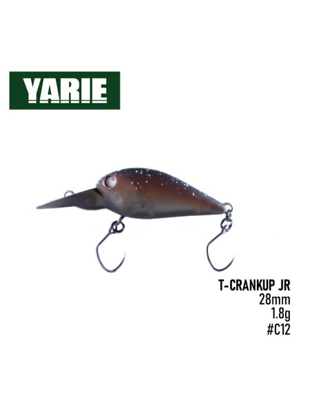 ".Воблер Yarie T-Crankup Jr. F №675 (28mm, 1.8g) (C12)