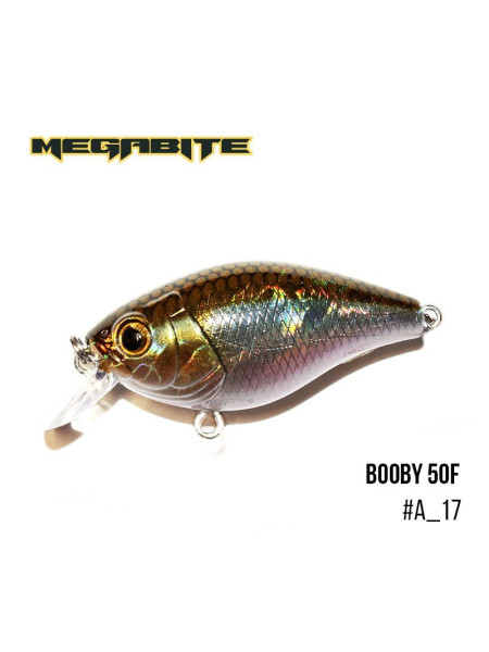 ".Воблер Megabite Booby 50 F (50 мм, 9,4 гр, 0.7 m) (A_17)