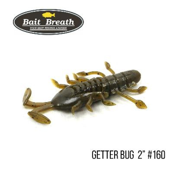 ".Приманка Bait Breath Getter Bug 2" (8 шт) (160 Mud Green Pumpkin/ Seed)