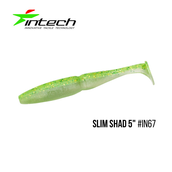 Приманка Intech Slim Shad 5" (5 шт) (IN67)