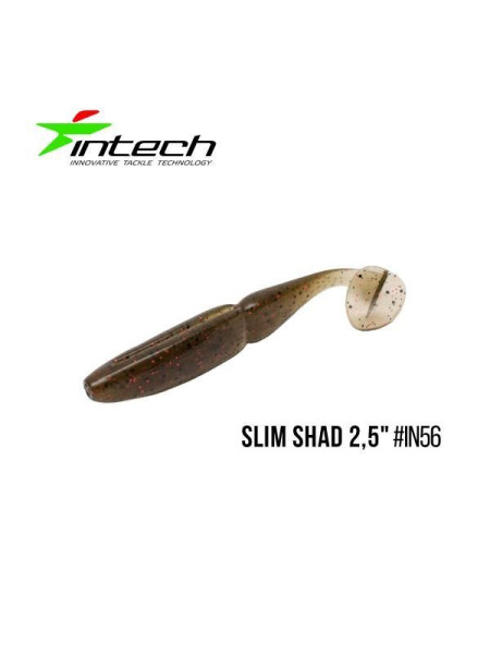 ".Приманка Intech Slim Shad 2,5"(12 шт) (#04)