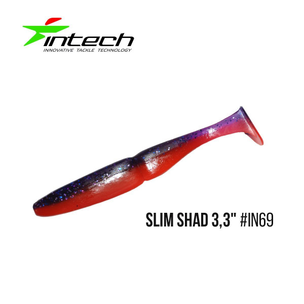 ".Приманка Intech Slim Shad 3,3"(7 шт) (IN69)
