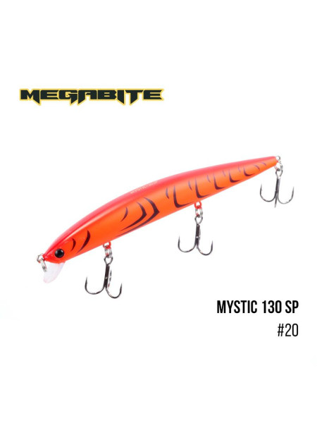 ".Воблер Megabite Mystic 130 SP (130 мм, 18,4 гр, 0,5 m) (20)