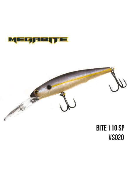 Воблер Megabite Bite 110 SP ( 110мм, 23,6гр, 6m) (S020)