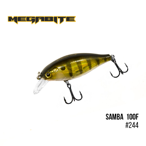 Воблер Megabite Samba 100 F (60 mm, 12,5 g, 1 m) (244)