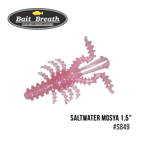 ".Приманка Bait Breath Saltwater Mosya 1,5" (14 шт.) (S849 Lively pink)
