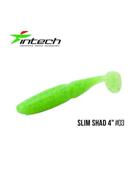 ".Приманка Intech Slim Shad 4 "(5 шт) (#15)