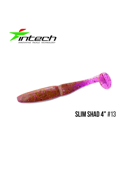 Приманка Intech Slim Shad 4 "(5 шт) (#13)