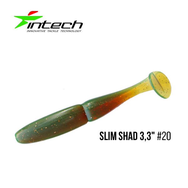 Приманка Intech Slim Shad 3,3"(7 шт) (#20)