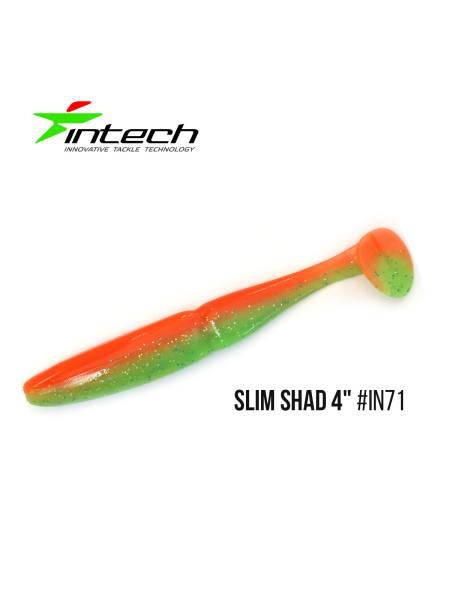 Приманка Intech Slim Shad 4 "(5 шт) (IN71)