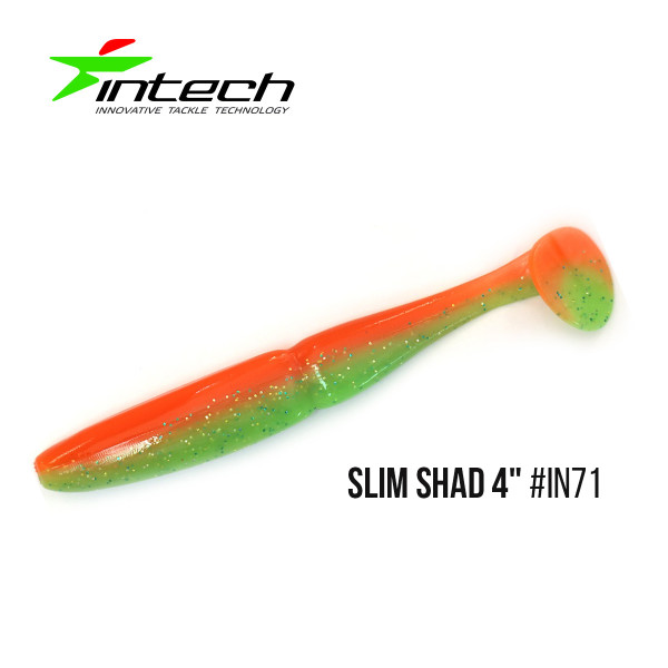 Приманка Intech Slim Shad 4 "(5 шт) (IN71)