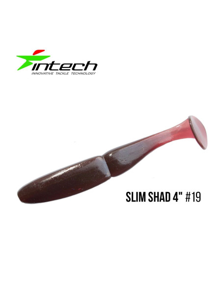".Приманка Intech Slim Shad 4 "(5 шт) (#19)