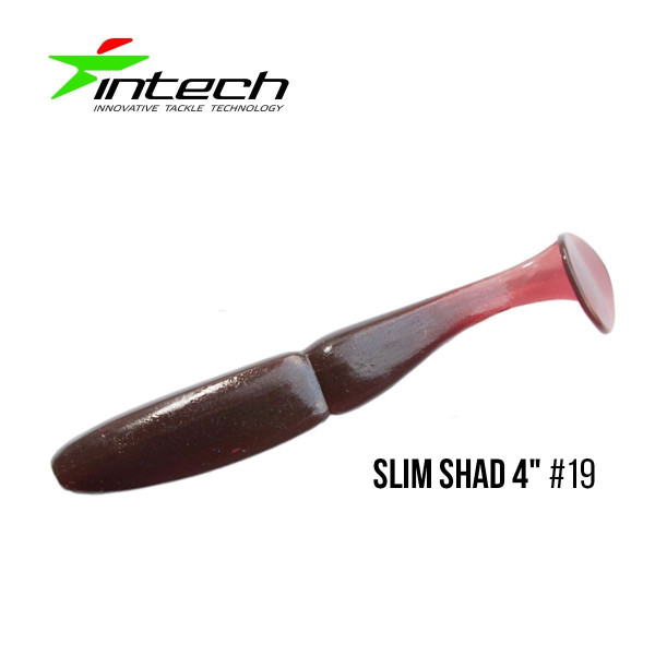 ".Приманка Intech Slim Shad 4 "(5 шт) (#19)