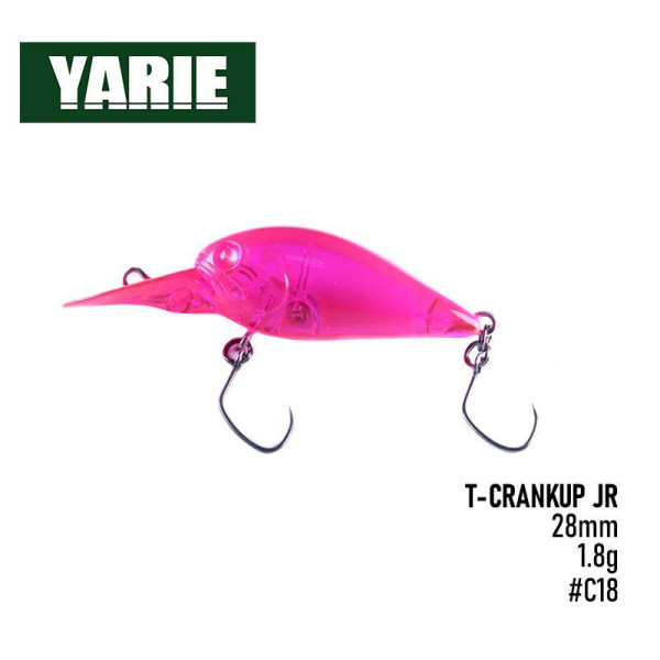 ".Воблер Yarie T-Crankup Jr. F №675 (28mm, 1.8g) (C18)