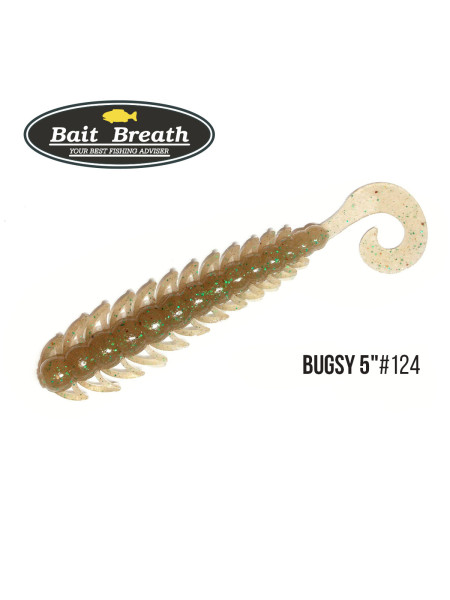 Приманка Bait Breath BUGSY 5"(6шт.) (124 Cinnamon/Green)