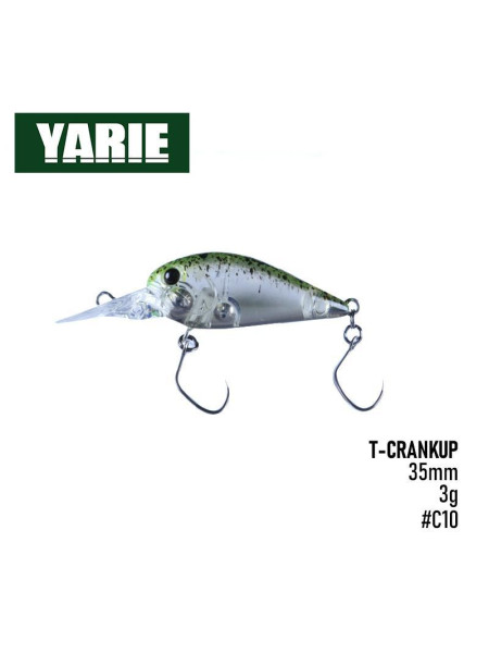 ".Воблер Yarie T-Crankup №675 35F (35mm, 3g) (C10)