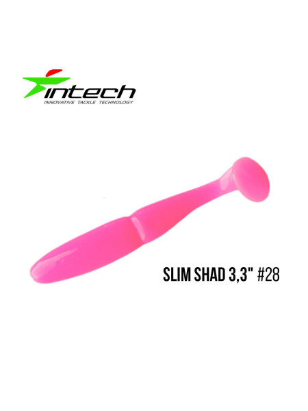 ".Приманка Intech Slim Shad 3,3"(7 шт) (#28)