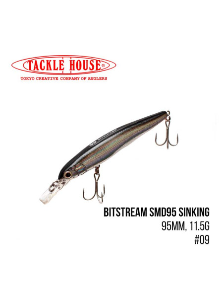 Воблер Tackle House Bitstream SMD95 Sinking (95mm, 11.5g,) (09)