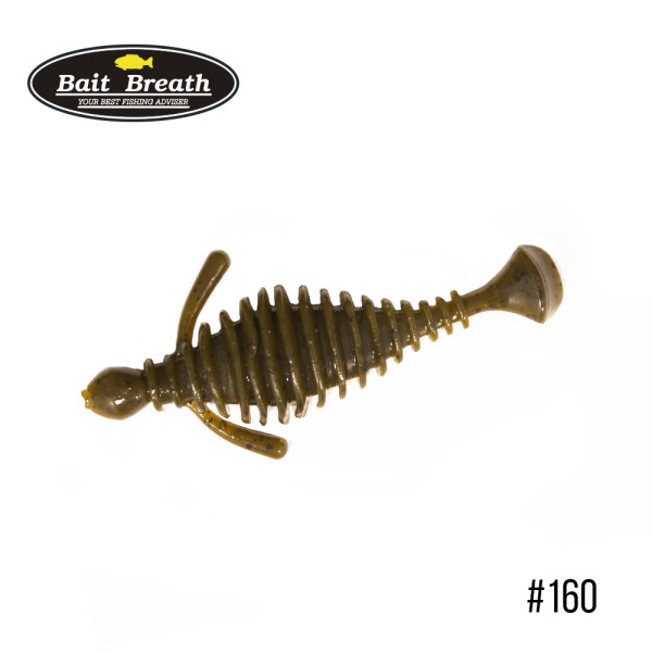 Приманка Bait Breath RUI Big 3.5" (6шт.) (#160 Mad green pumpkin /seed)