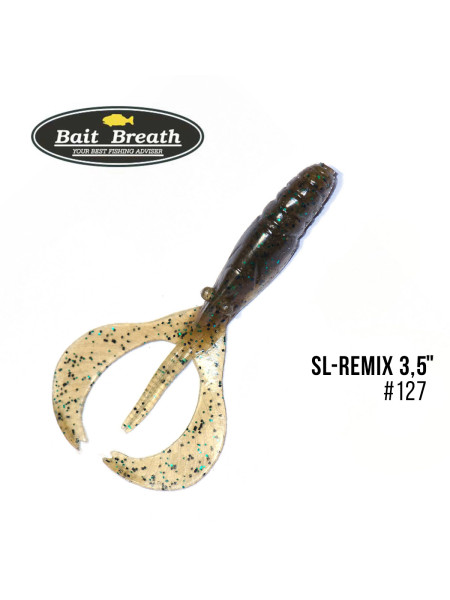 Приманка Bait Breath SL-Remix 3,5" (8шт.) (127 Olive/Green・Seed)
