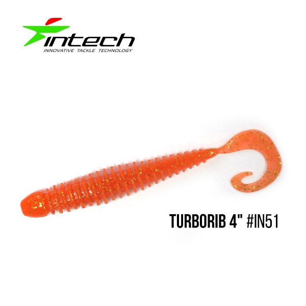 Приманка Intech Turborib 4"(5 шт) (IN51)