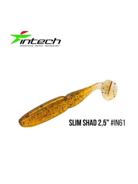 ".Приманка Intech Slim Shad 2,5"(12 шт) (IN61)