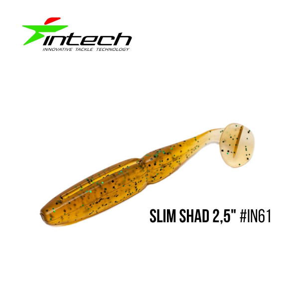 ".Приманка Intech Slim Shad 2,5"(12 шт) (IN61)