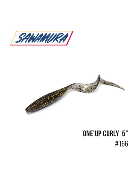 Твистер Sawamura One'Up Curly 5" (5 шт.) (166)